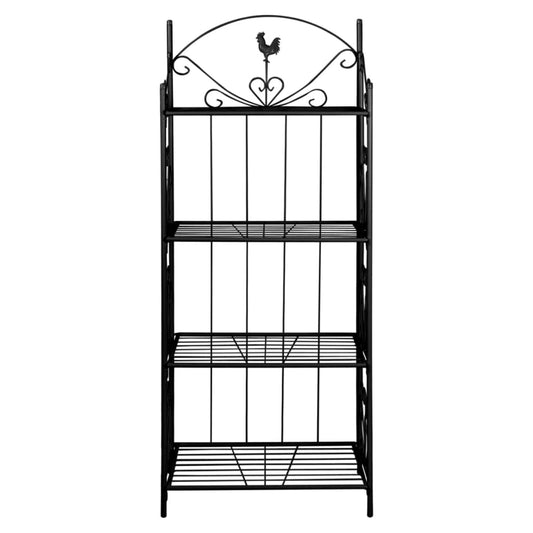 Ραφιέρα Φυτών Μαύρη