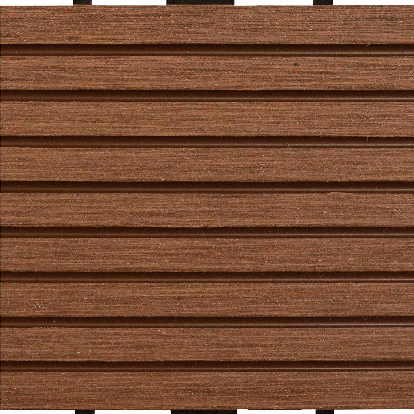 vidaXL Πλάκα Κατασκευής 11 pcs Καφέ 30 x 30 cm WPC