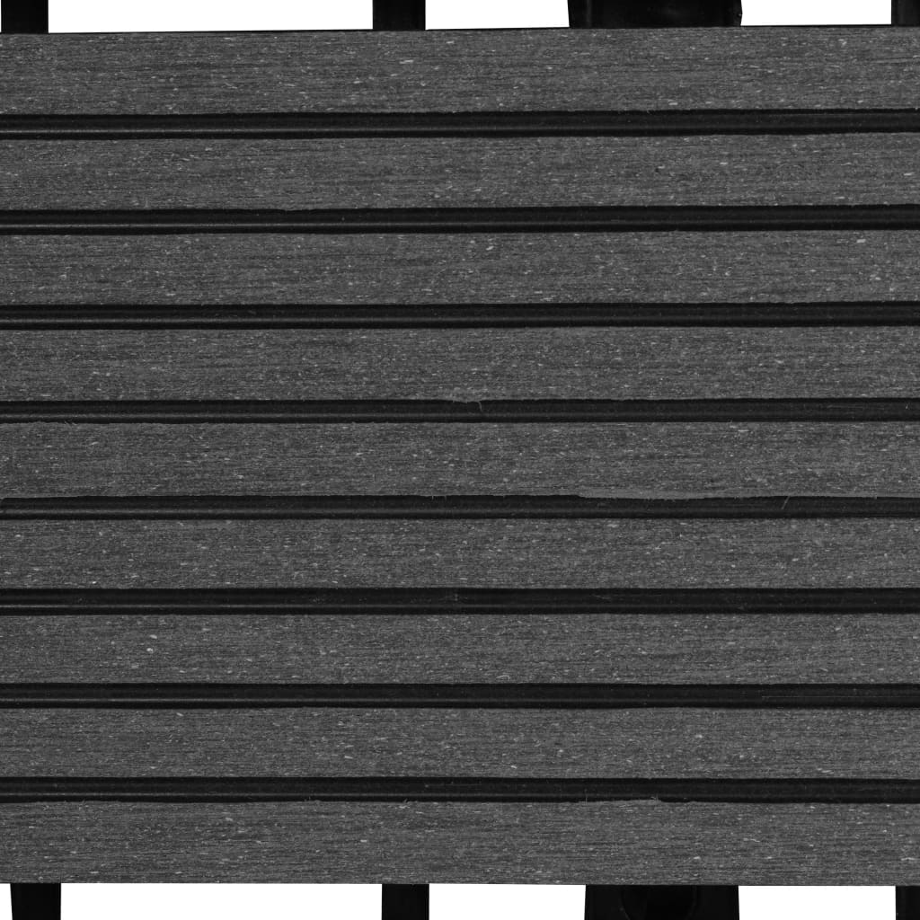 Συνθετικό Πλακάκι WPC 30x30cm 11τμχ 1m2 Γκρι