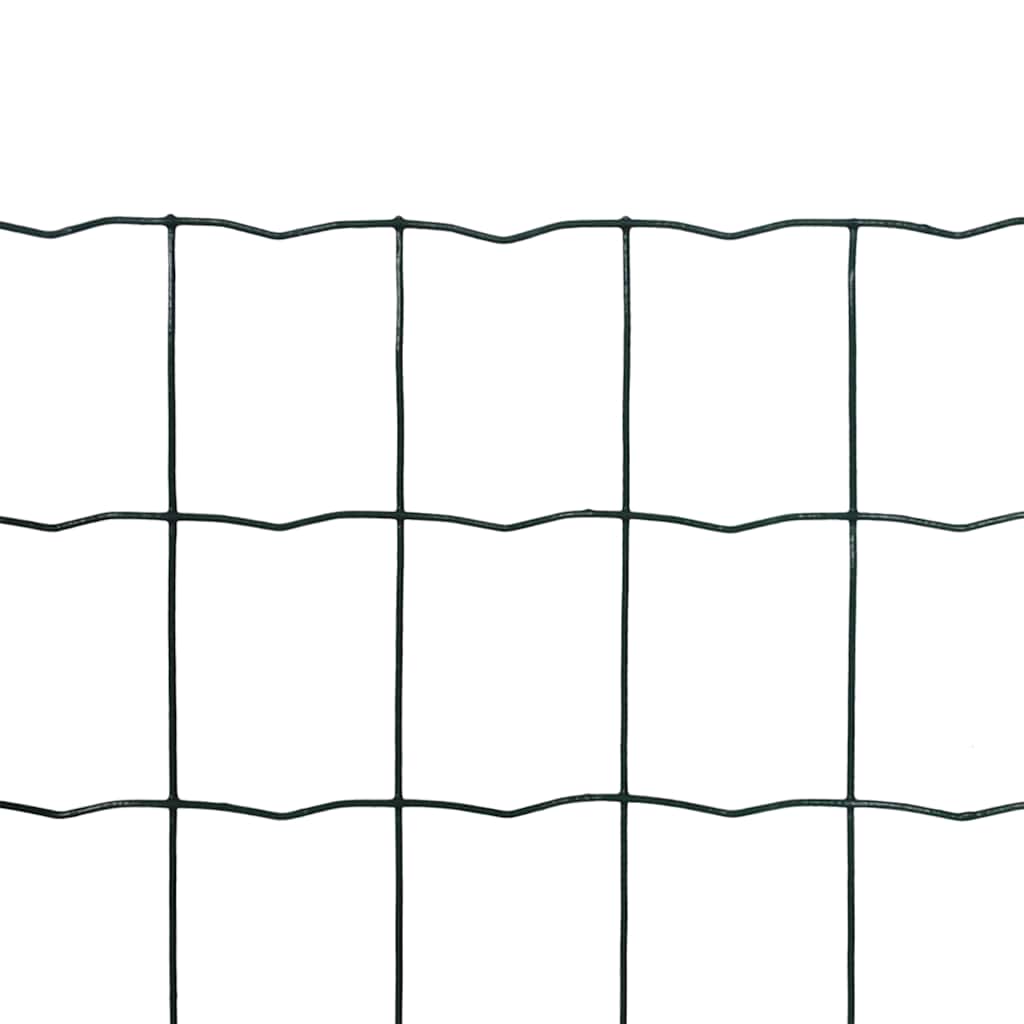 vidaXL Συρματόπλεγμα Σετ Πράσινο 25 x 1,0 μ. Ατσάλινο