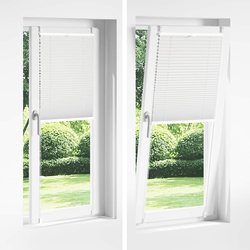 vidaXL Πλισέ ρόλερ σκίασης 50x125cm Λευκό