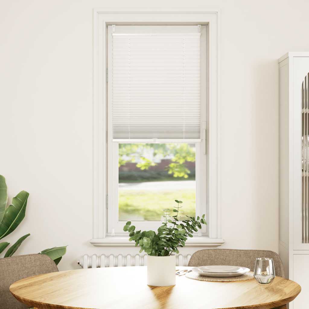 vidaXL Πλισέ ρόλερ σκίασης 50x125cm Λευκό