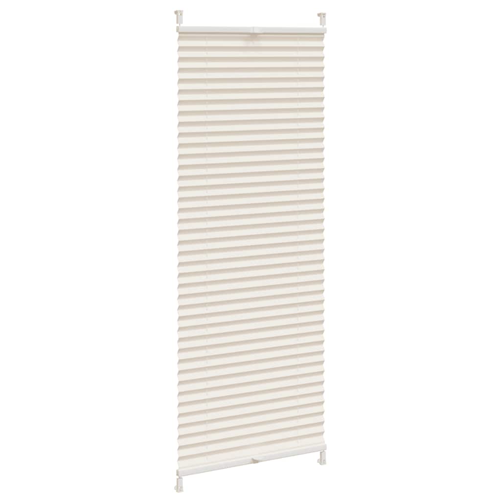 vidaXL Πλισέ ρόλερ σκίασης 50x150cm Κρεμ