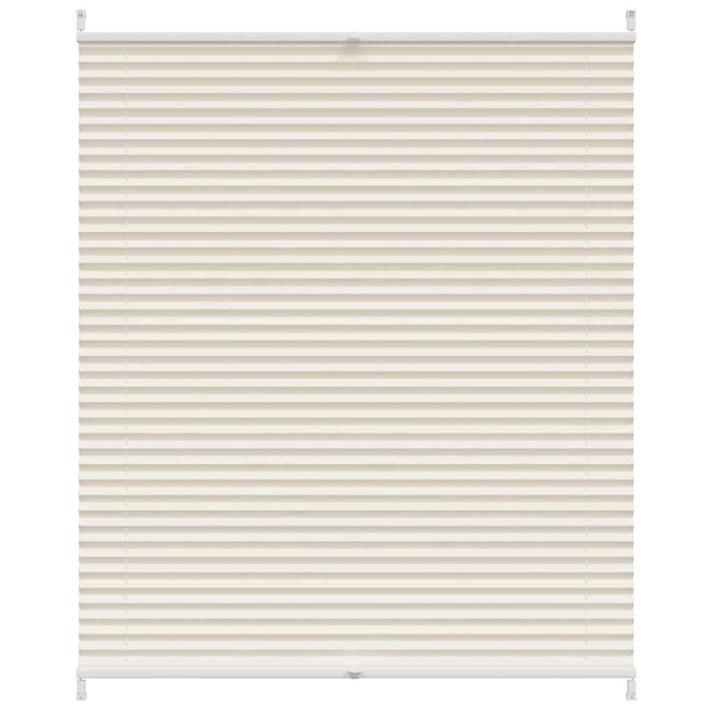 vidaXL Πλισέ ρόλερ σκίασης 110x150cm Κρεμ