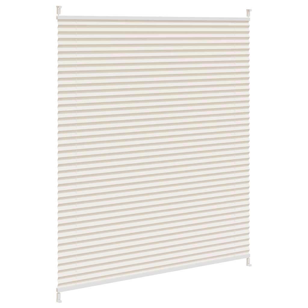 vidaXL Πλισέ ρόλερ σκίασης 110x150cm Κρεμ