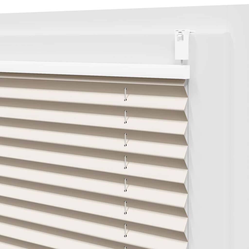 vidaXL Πλισέ ρόλερ σκίασης 110x150cm Κρεμ