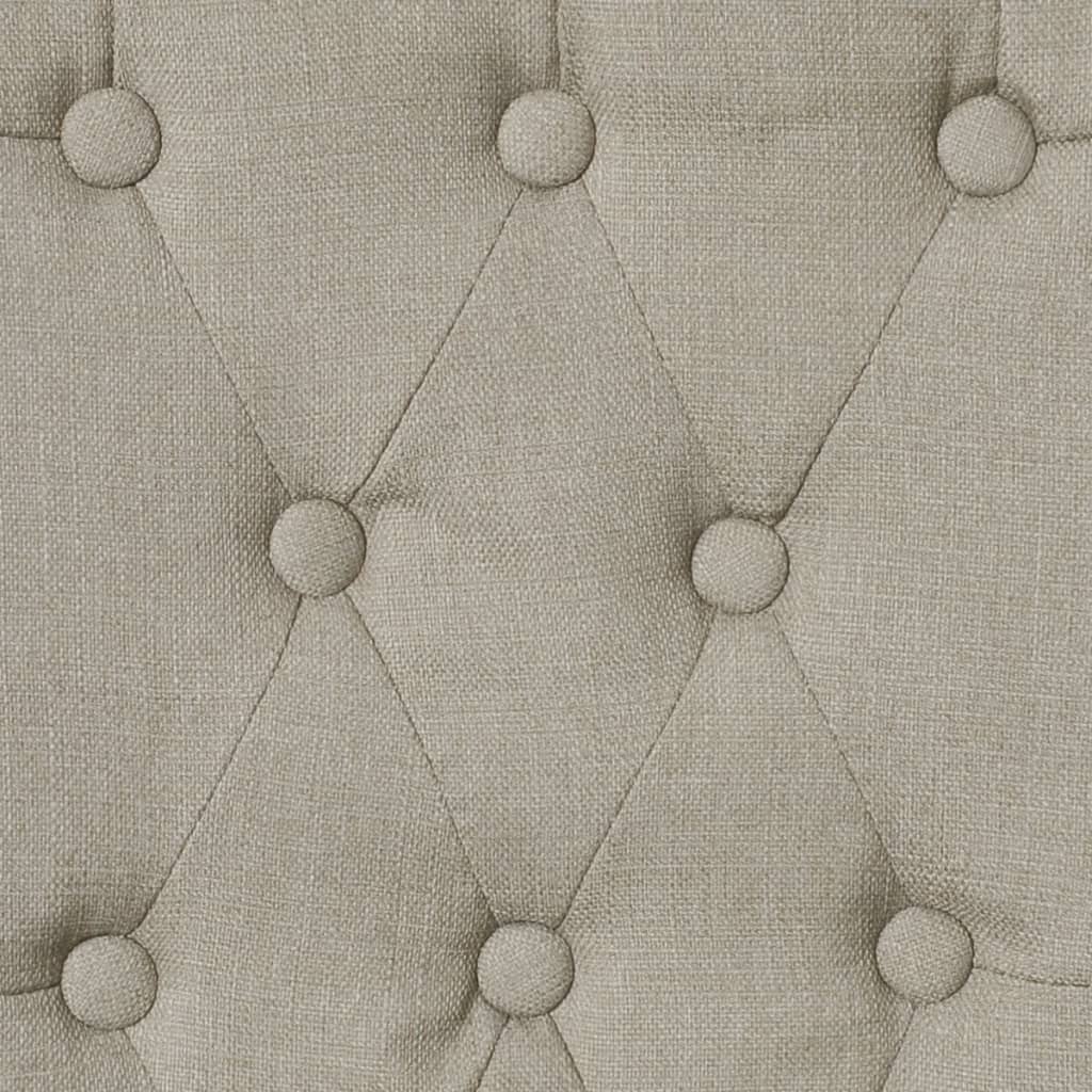 vidaXL Καρέκλες Τραπεζαρίας 2 τεμ. Καμηλό Υφασμάτινες