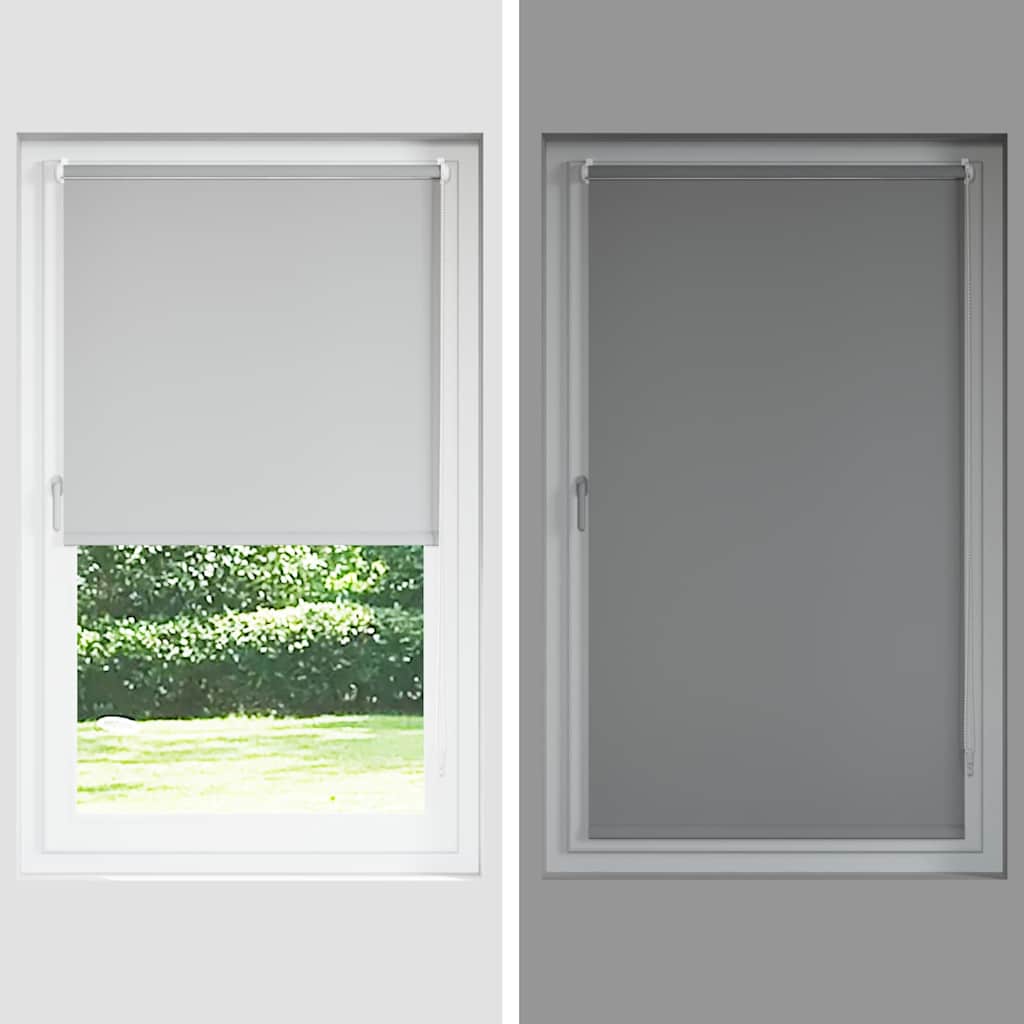 vidaXL Στόρι Ρόλερ Συσκότισης 64,4 x 120 εκ. Πλάτος Υφάσματος 60 εκ. Μαύρο