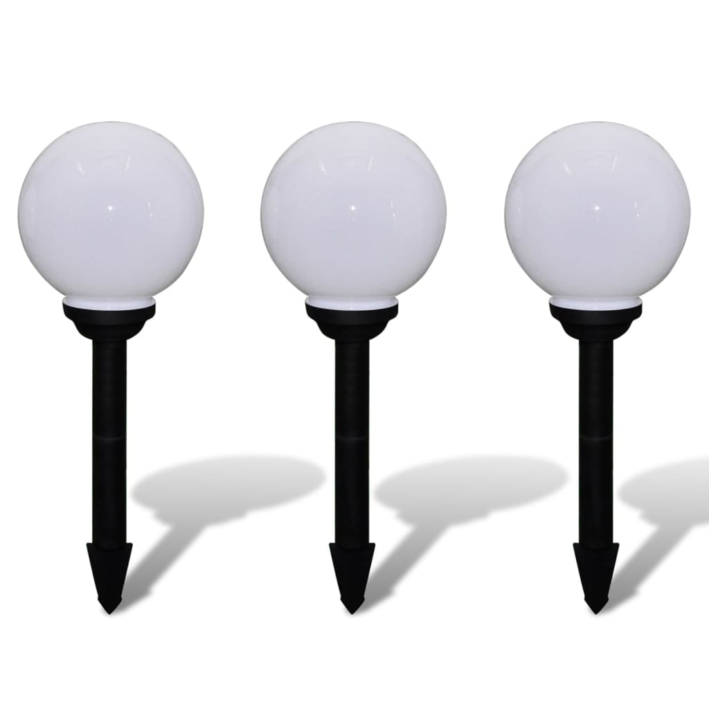 vidaXL Λάμπες Εξωτερικού Χώρου LED 3 Τεμ. 20 εκ. με Πάσσαλο Εδάφους