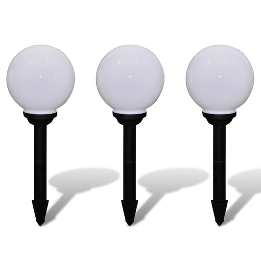 vidaXL Λάμπες Εξωτερικού Χώρου LED 3 Τεμ. 20 εκ. με Πάσσαλο Εδάφους