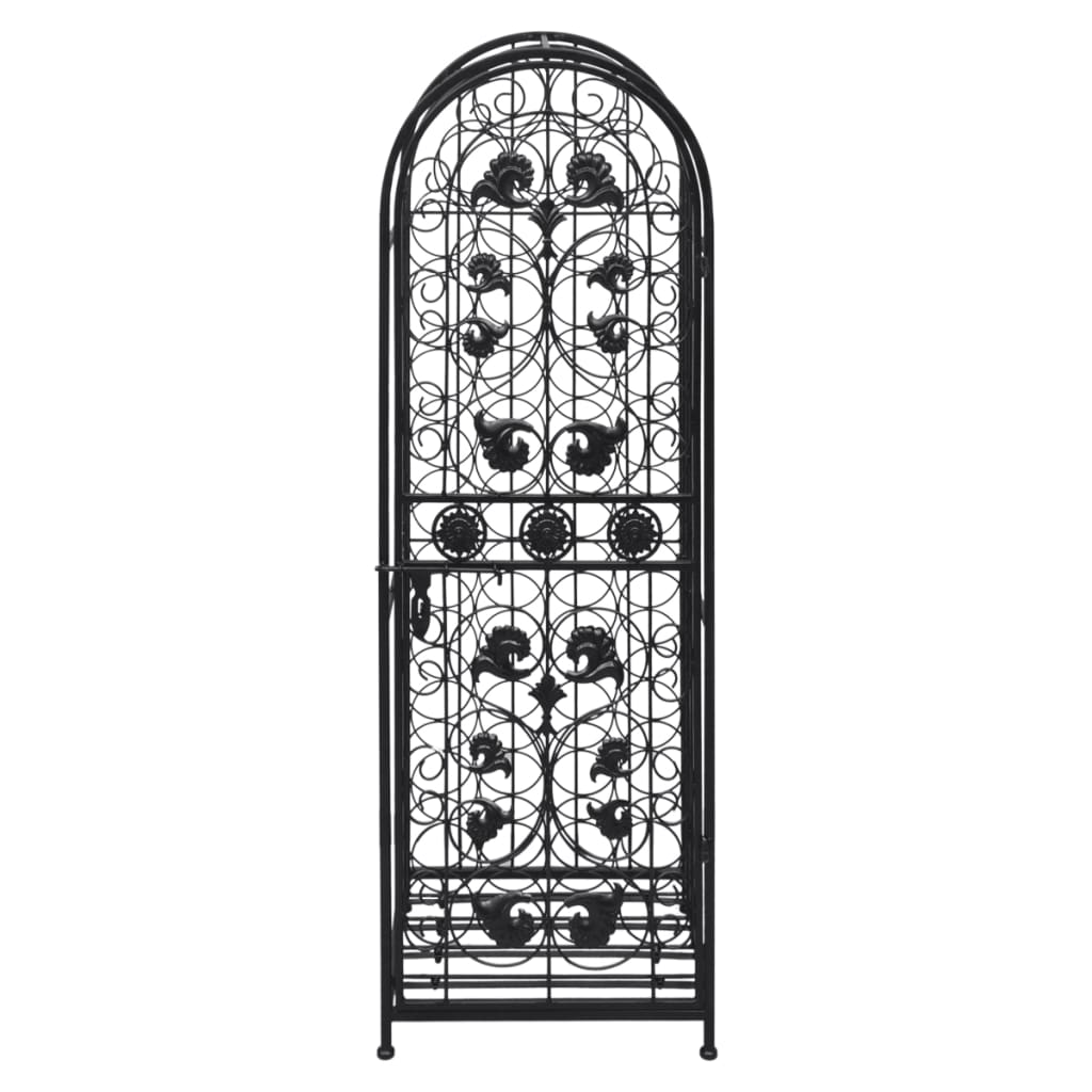 vidaXL Κάβα / Ραφιέρα Κρασιών για 45 Μπουκάλια Μεταλλική