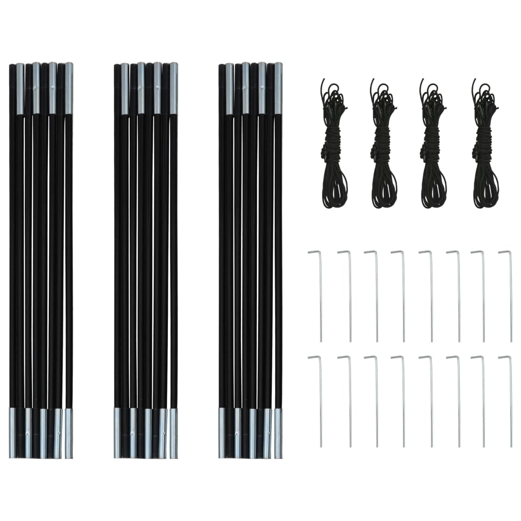 vidaXL Σκηνή Κάμπινγκ 4 Ατόμων Ναυτικό Μπλε/Πράσινο