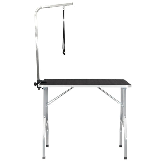 vidaXL Τραπέζι Καλλωπισμού για Σκύλους Γάτες Ρυθμιζόμενο 1 Θηλιά