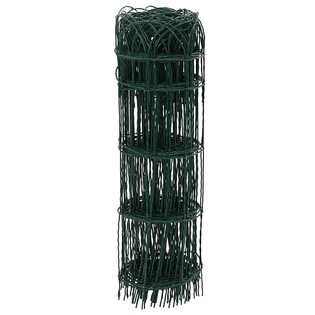 vidaXL Μπορντούρα Κήπου 10x0,65 μ. Σίδηρος με Ηλεκτρ/τική Βαφή Πούδρας