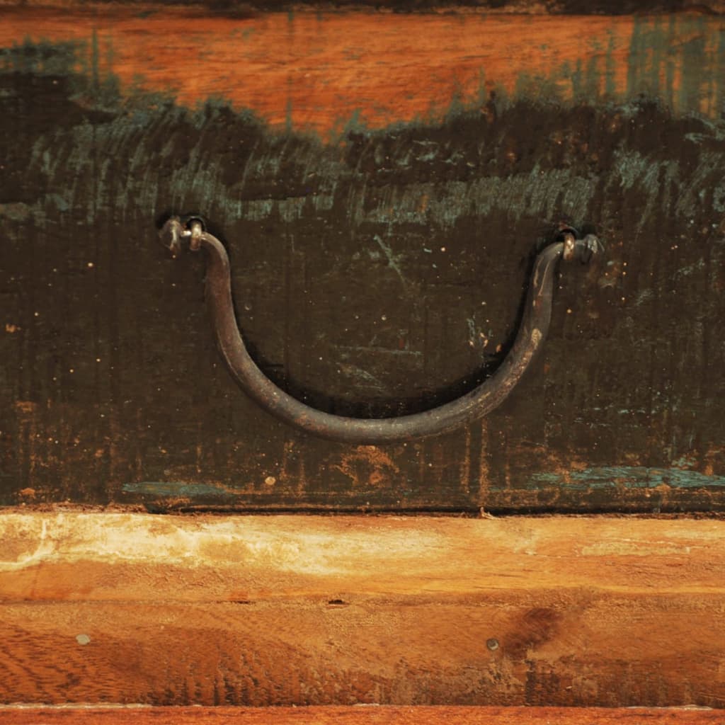 vidaXL Τραπεζάκι Σαλονιού με Αποθηκευτικό Χώρο Ρετρό Ανακυκλωμένο Ξύλο