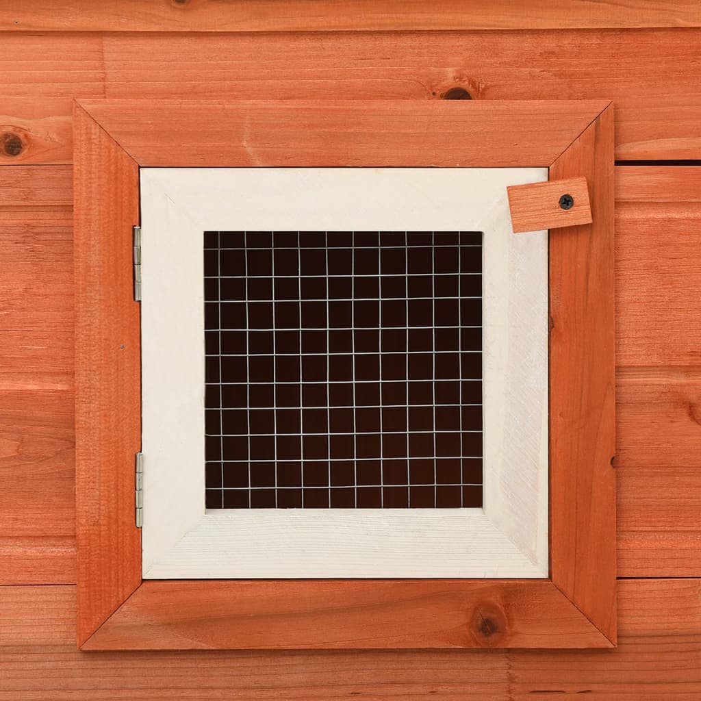 vidaXL Κλουβί Κουνελιών/Σπίτι Μικρών Ζώων Εξωτ. Χώρου Διπλό Σπίτι