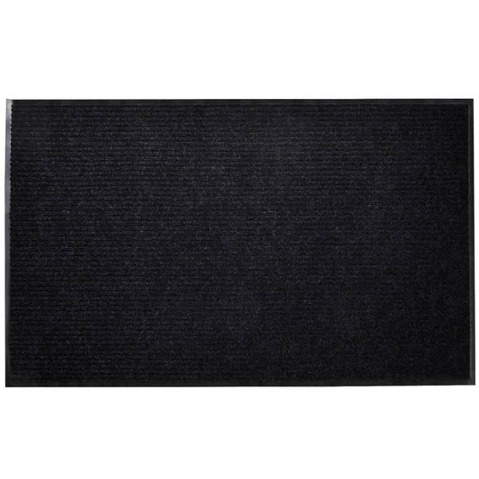 vidaXL Πατάκι Πόρτας Μαύρο 90 x 120 εκ. από PVC
