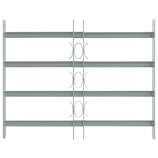 Κάγκελα Παραθύρων Ασφαλείας Ρυθμιζόμενα με 4 Μπάρες 500-650 χιλ.