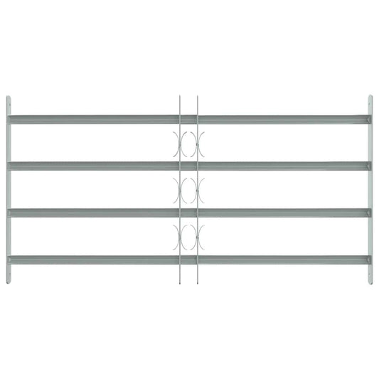 Κάγκελα Παραθύρων Ασφαλείας Ρυθμιζόμενα με 4 Μπάρες 700-1050 χιλ.