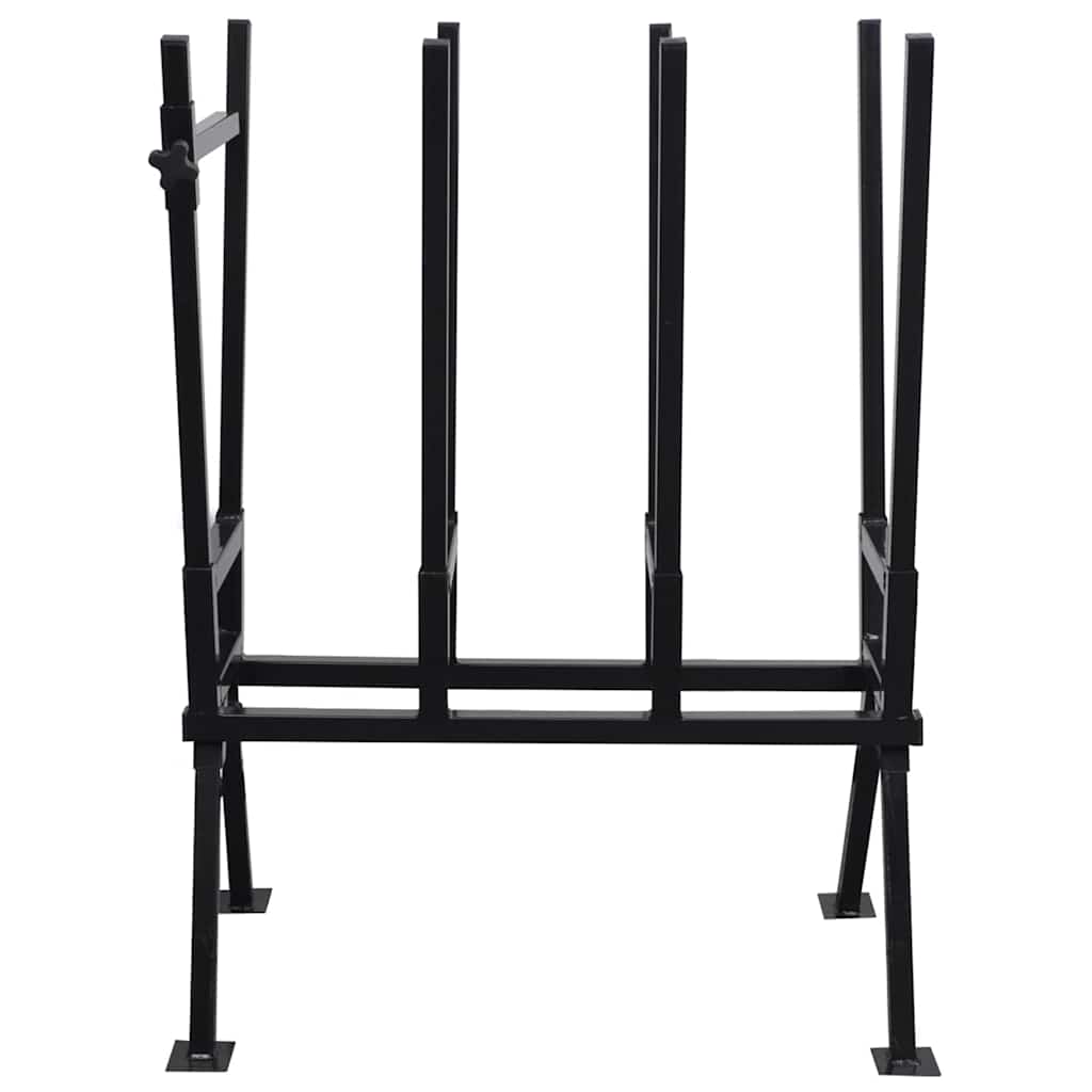 Καβαλέτο Ξυλουργού με Ηλεκτροστατική Βαφή Πούδρας Μαύρο