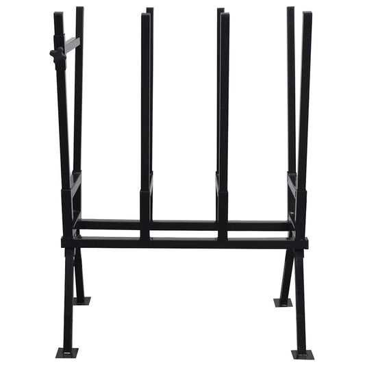 Καβαλέτο Ξυλουργού με Ηλεκτροστατική Βαφή Πούδρας Μαύρο