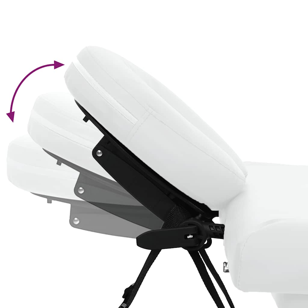 Κρεβάτι μασάζ Πτυσσόμενο 4 θέσεων με σκελετό αλουμινίου Κρεμ