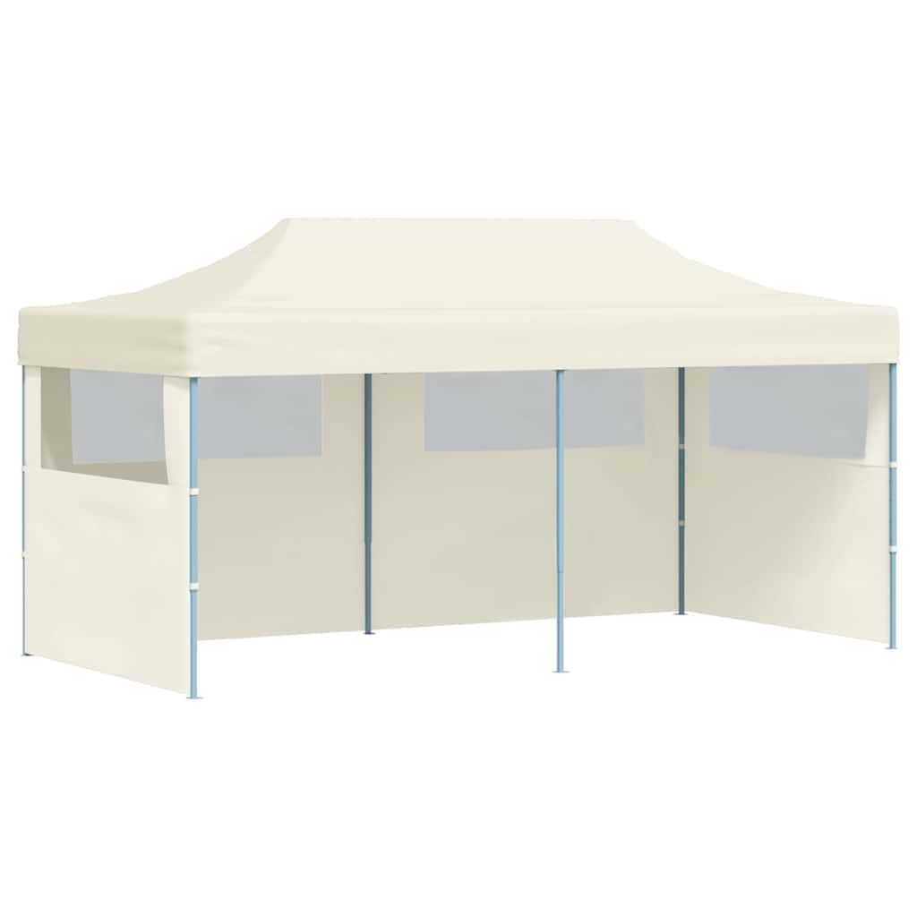 vidaXL Τέντα Εκδηλώσεων Pop-up Πτυσσόμενη Κρεμ 3 x 6 μ.