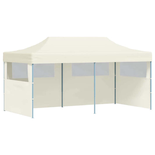 vidaXL Τέντα Εκδηλώσεων Pop-up Πτυσσόμενη Κρεμ 3 x 6 μ.