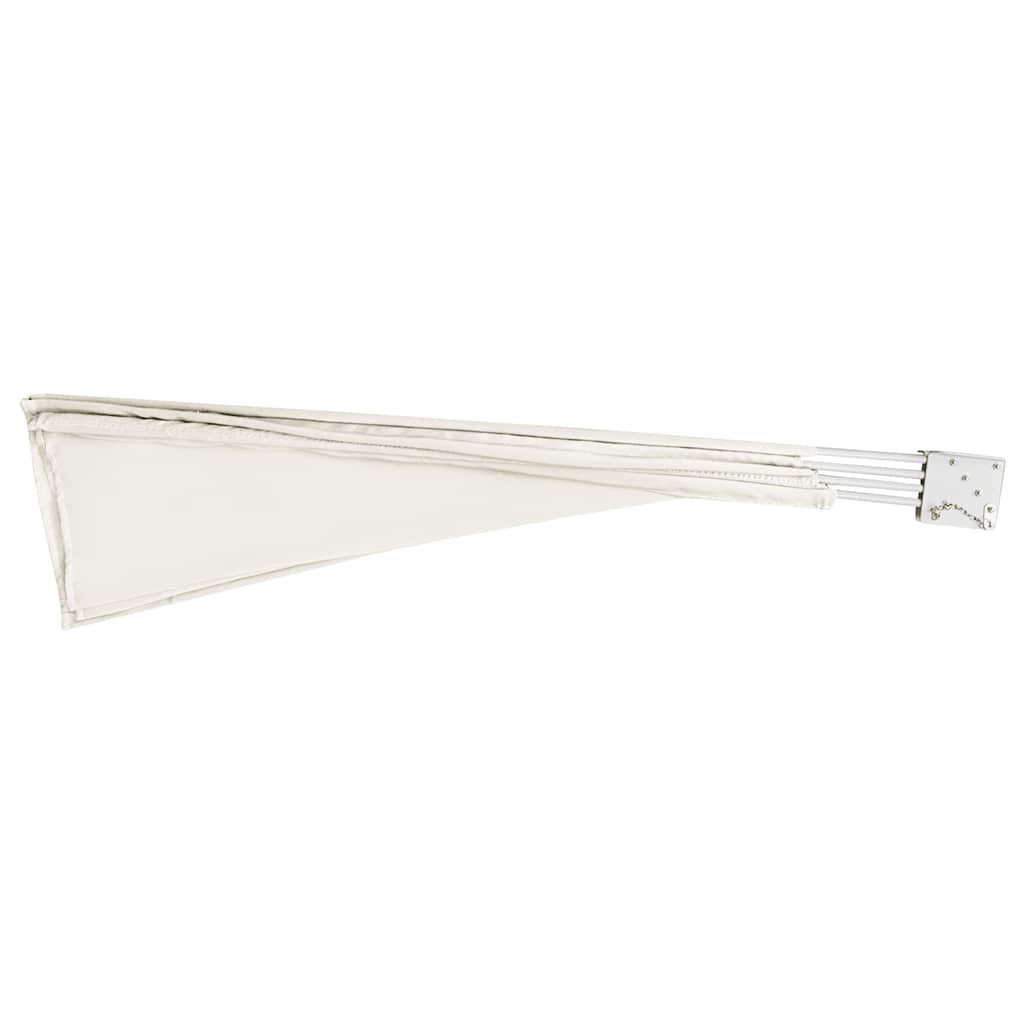 vidaXL Σκίαστρο Βεράντας Πλαϊνό Πτυσσόμενο Κρεμ 210 x 210 εκ.