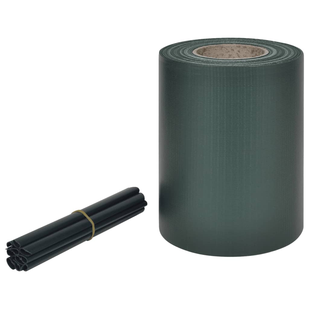 vidaXL Περίφραξη Προστατευτική Πράσινη 70 x 0,19 μ. από PVC