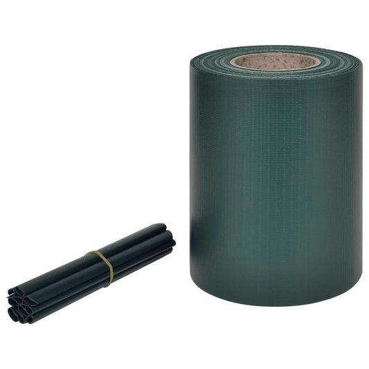 vidaXL Περίφραξη Προστατευτική Πράσινη 70 x 0,19 μ. από PVC