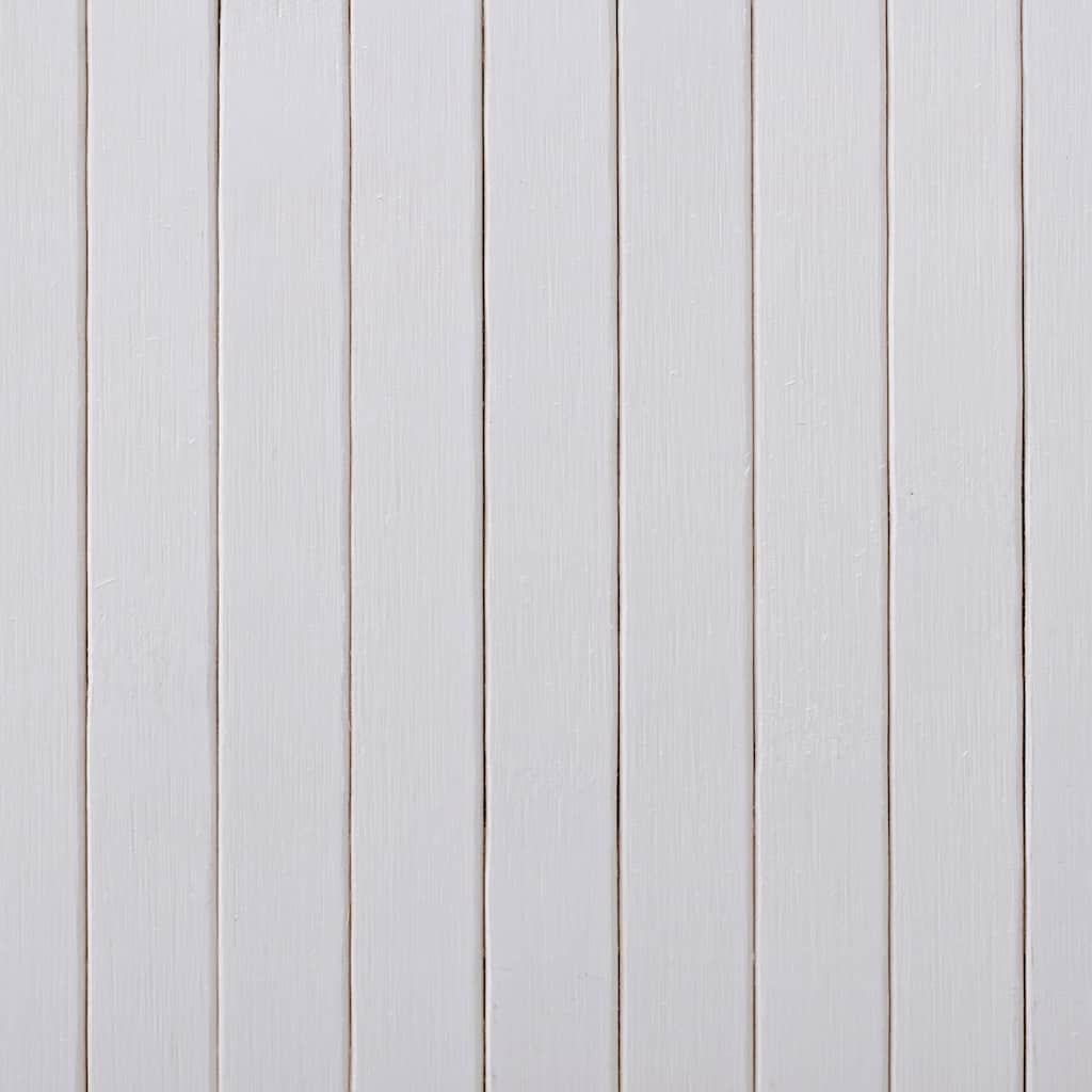 vidaXL Διαχωριστικό Δωματίου Λευκό 250 x 165 εκ. Μπαμπού