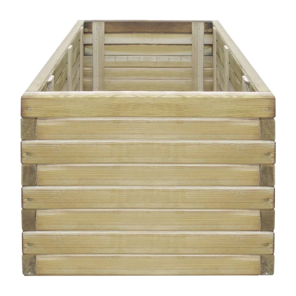 vidaXL Ζαρντινιέρα Υπερυψωμένη Ορθογώνια 100 x 50 x 40 εκ. Ξύλινη
