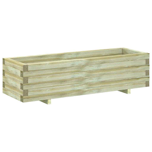 vidaXL Ζαρντινιέρα Υπερυψωμένη Ορθογώνια 120 x 40 x 30 εκ. Ξύλινη