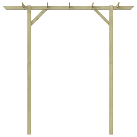 vidaXL Πέργκολα Είσοδος 205 x 40 x 203 εκ. Ξύλινη