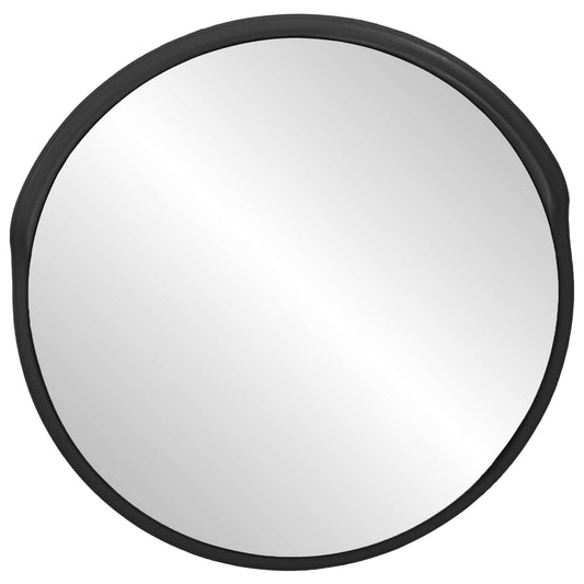vidaXL Καθρέφτης Ασφαλείας Κυρτός Εξ. Χώρου Μαύρος 30 εκ. Πλαστικό PC