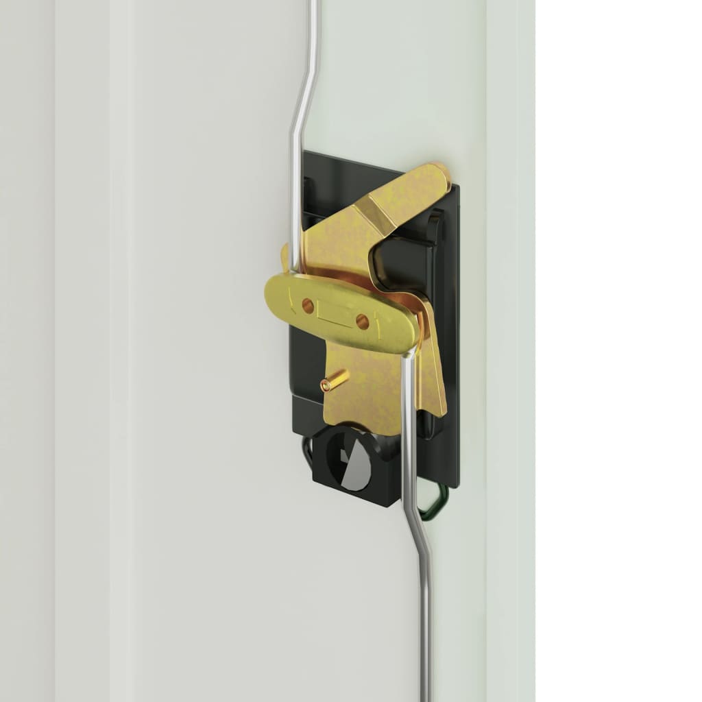 vidaXL Ντουλάπι Γραφείου με 2 Πόρτες Γκρι 90 εκ. Ατσάλινο