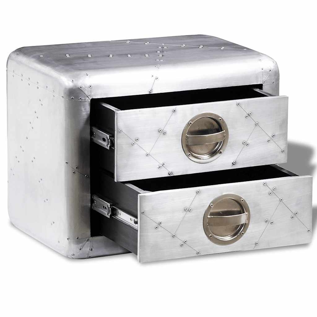 vidaXL Βοηθητικό Τραπέζι Aviator Vintage 2 Συρτάρια Aircraft Airman