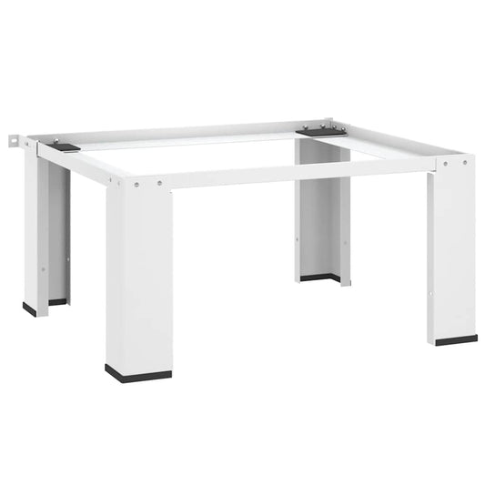 vidaXL Βάση Στήριξης Πλυντηρίου Ρούχων Λευκή