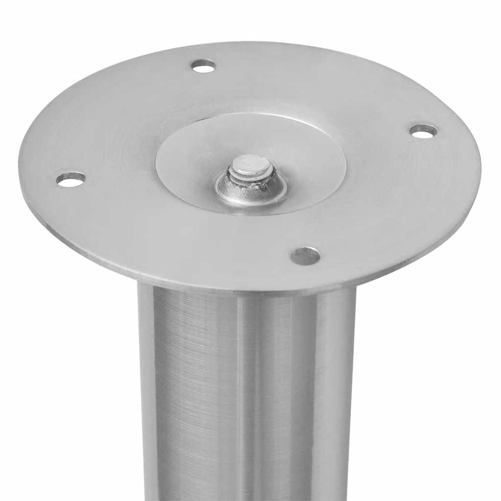 Πόδια Τραπεζιού Τηλεσκοπικά 2 τεμ. Ανοξείδωτος χάλυβας 710 χιλ.-1100 χιλ.