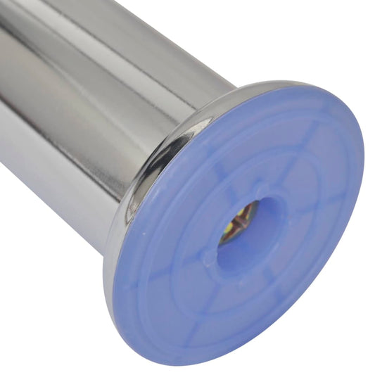 Round Sofa Legs 4 pcs. Chrome Color 120 mm.