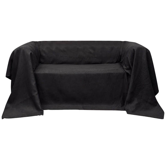 Κάλυμμα Καναπέ Ανθρακί 140 x 210 εκ. από Micro-suede
