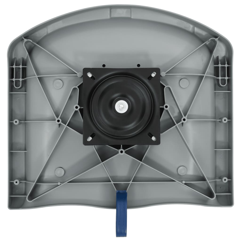 vidaXL Κάθισμα Σκάφους Αναδιπλούμενο Σετ 4 τεμ. με Μπλε/Λευκό Μαξιλάρι