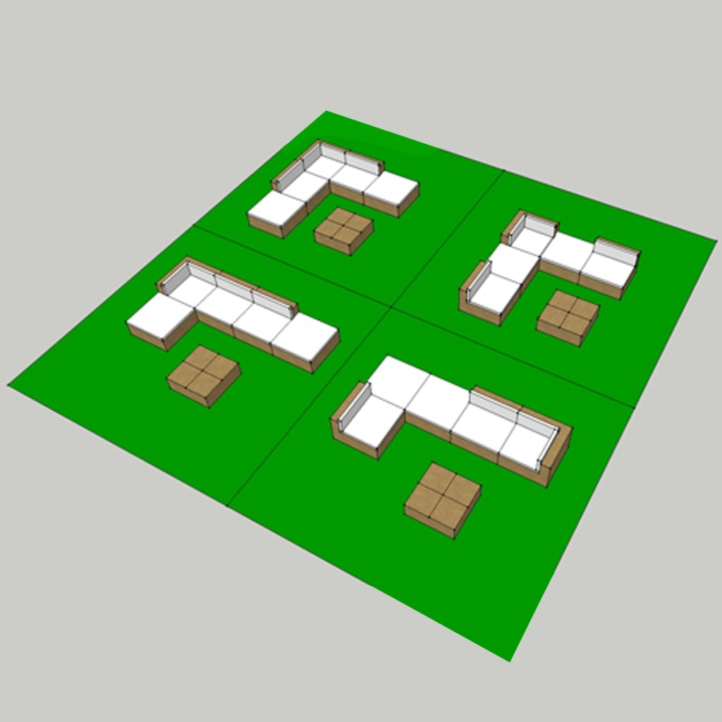 vidaXL Σαλόνι Κήπου 6 Τεμαχίων Καφέ από Συνθετικό Ρατάν με Μαξιλάρια