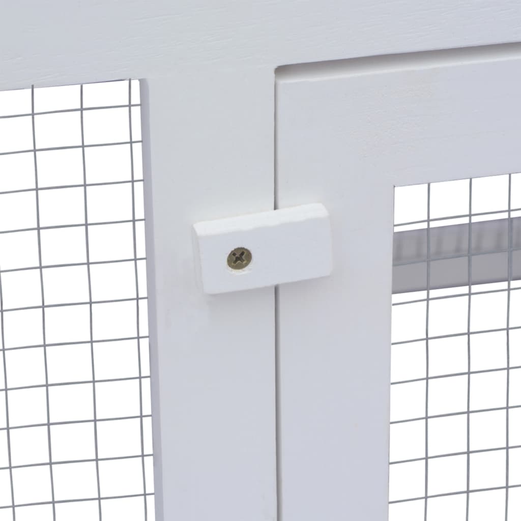 vidaXL Κλουβί Ζώων / Κουνελιών Δύο Ορόφων Ξύλινο