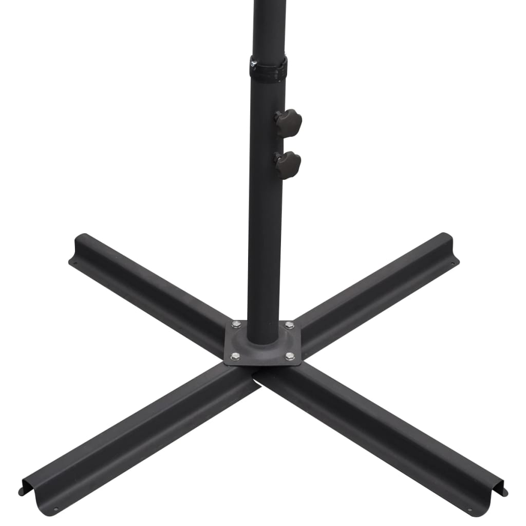 vidaXL Ομπρέλα Κήπου Κρεμαστή Πράσινη 3 μ.