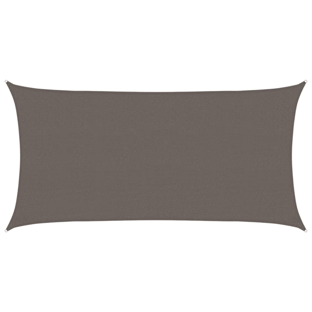 vidaXL Πανί Σκίασης Ορθογώνιο Ανθρακί 2 x 4 μ. από HDPE