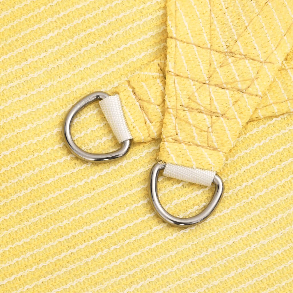 vidaXL Πανί Σκίασης Τριγωνικό Μπεζ 3,6 x 3,6 x 3,6 μ. από HDPE