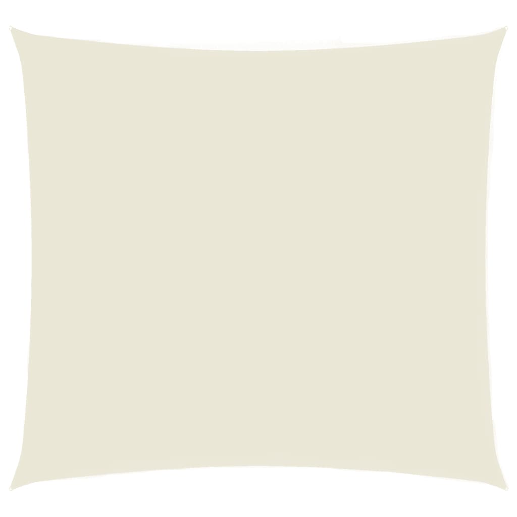 vidaXL Πανί Σκίασης Τετράγωνο Κρεμ 3,6 x 3,6 μ. από Ύφασμα Oxford