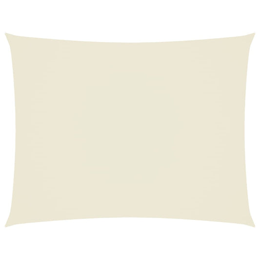 vidaXL Πανί Σκίασης Ορθογώνιο Κρεμ 4 x 6 μ. από Ύφασμα Oxford